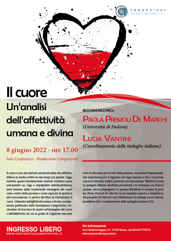 Il cuore. Un’analisi dell’affettività  umana e divina