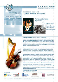 FRANCESCO BENOZZO & PIVARI TRIO