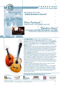 NINO FANTOZZI & ZAMBRA MORA